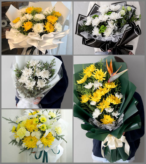 湖南永州道县白芒铺镇潘家村白事花束代送